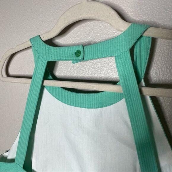 Lauren James Abigail Dress Size Large Seafoam Green Open Back Bow New - Picture 7 of 11